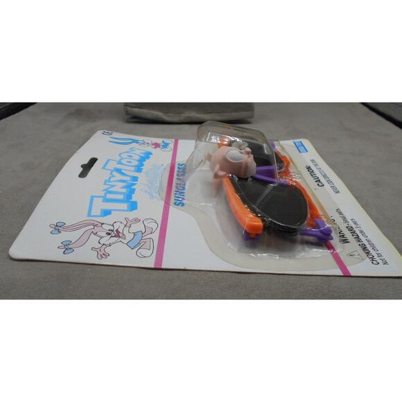 Tiny Toon Adventues Sunglasses Hamton J. Pig NIP Vintage 1995 Dorda Toys 14123 - Picture 5 of 7